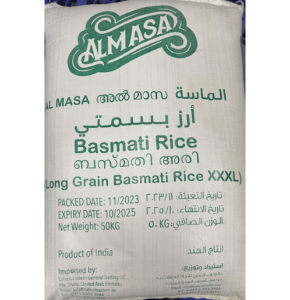 AL MASA SELECT BASMATI RICE 1121(SELLA) 50KG